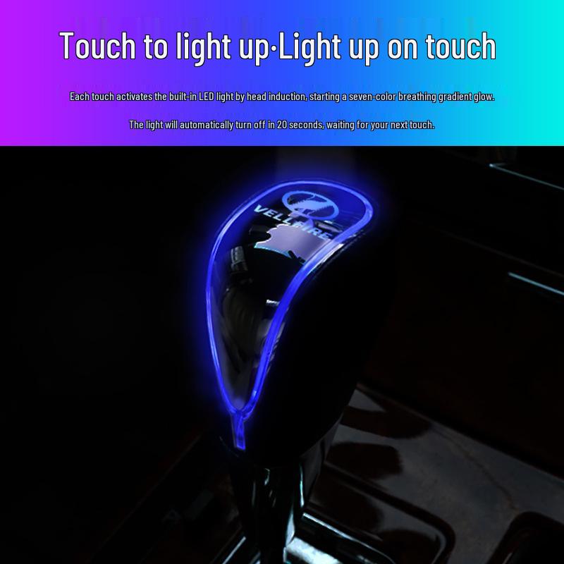 Luminous LED Gear Shift Knob for Vellfire Automatic Transmission Modification