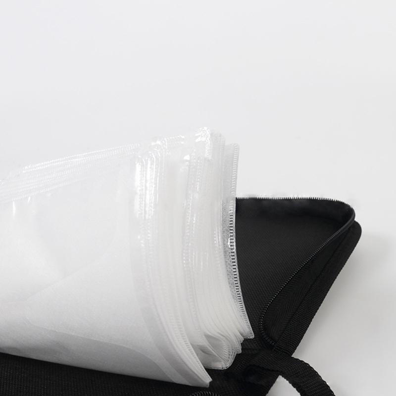 for 80Pcs CD Storage Case- CD DVD Booklet Holder CD DVD Discs Fabric Cloth Handbag CD/DVD Organizer Case