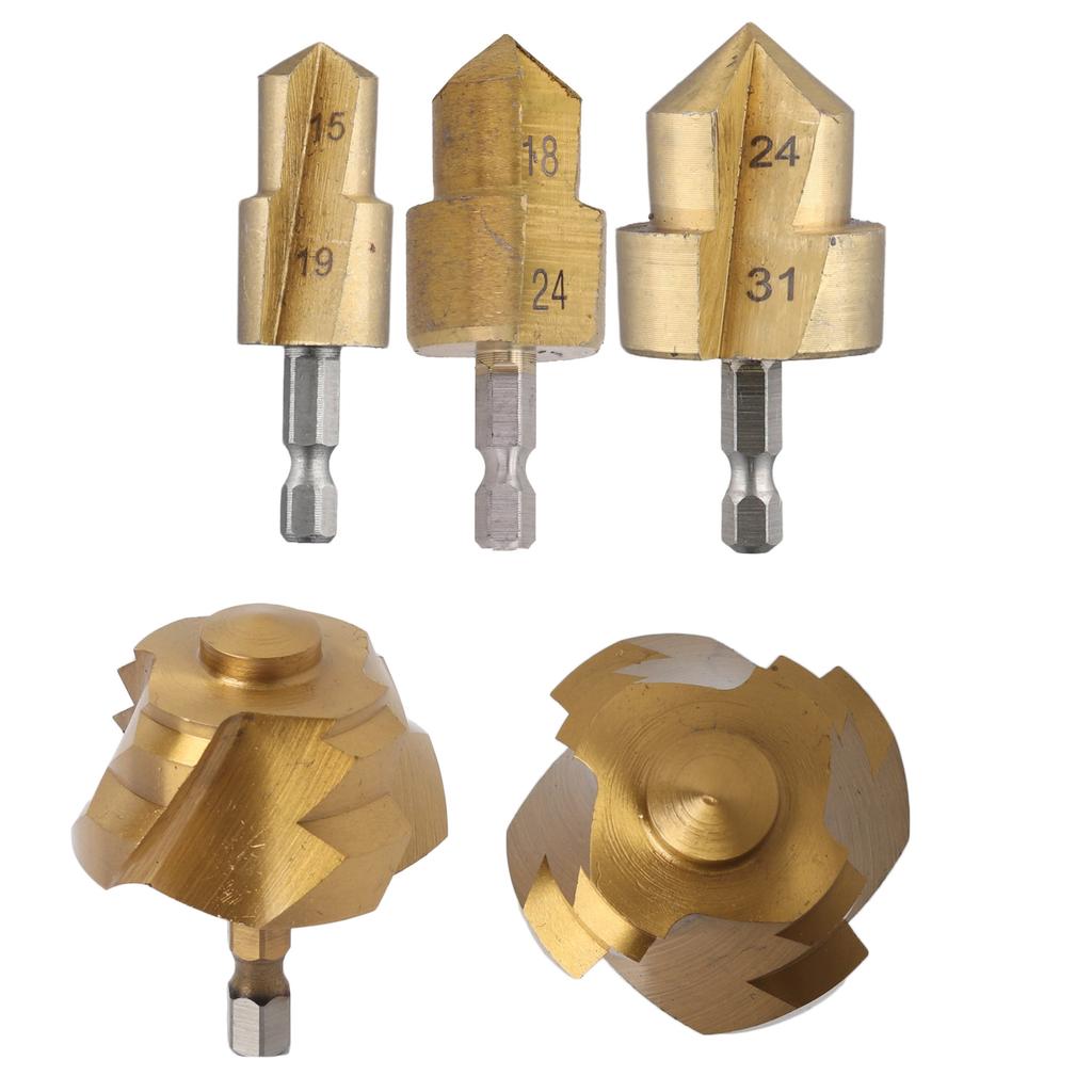 Plumbing Projects Expansion Punch Water Pipe Expansion Drill 61x6.35x22mm And Assembly Drill Bits Non-slip Stable