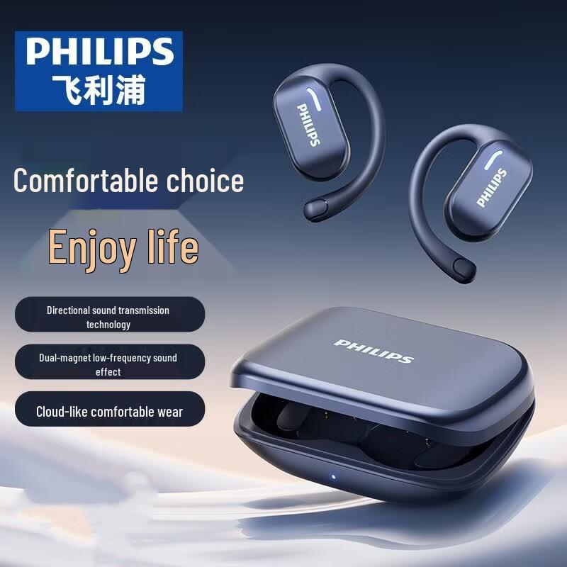 Philips Open-Ear Sports Bluetooth Headphones with ANC