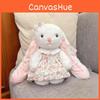 Ear Long Cute Floral Dress Plush Rabbit Doll Toy For Room And Decoration Sofa