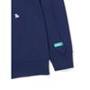 Animal Embroidery Wappen Sweatshirt  Blue 
