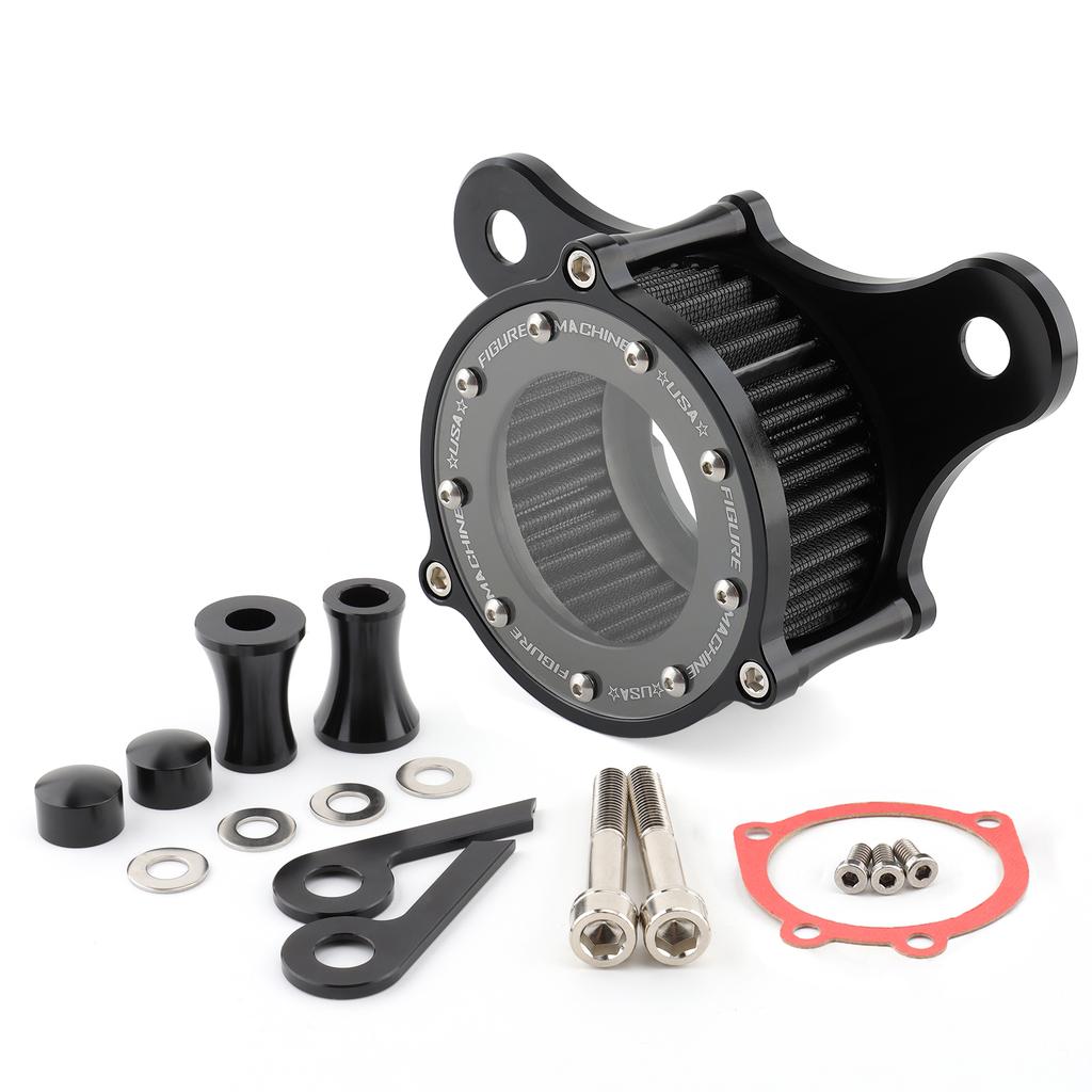 Motorcycle Air Filter Intake Cleaner System Kit For Harley Touring Road King Ultra Limited Dyna Super Glide Softail Night Train