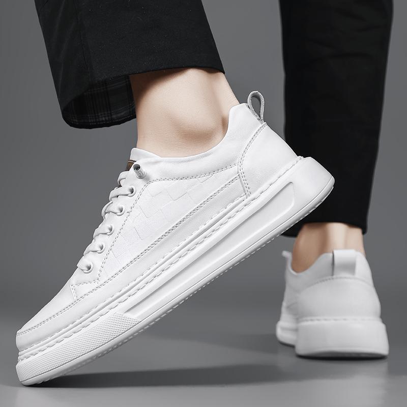 Fashion Four Seasons Men's Board Shoes Trendy Minimalist and Handsome Style Leisure Outdoor Sports High Quality Daily Shoes White