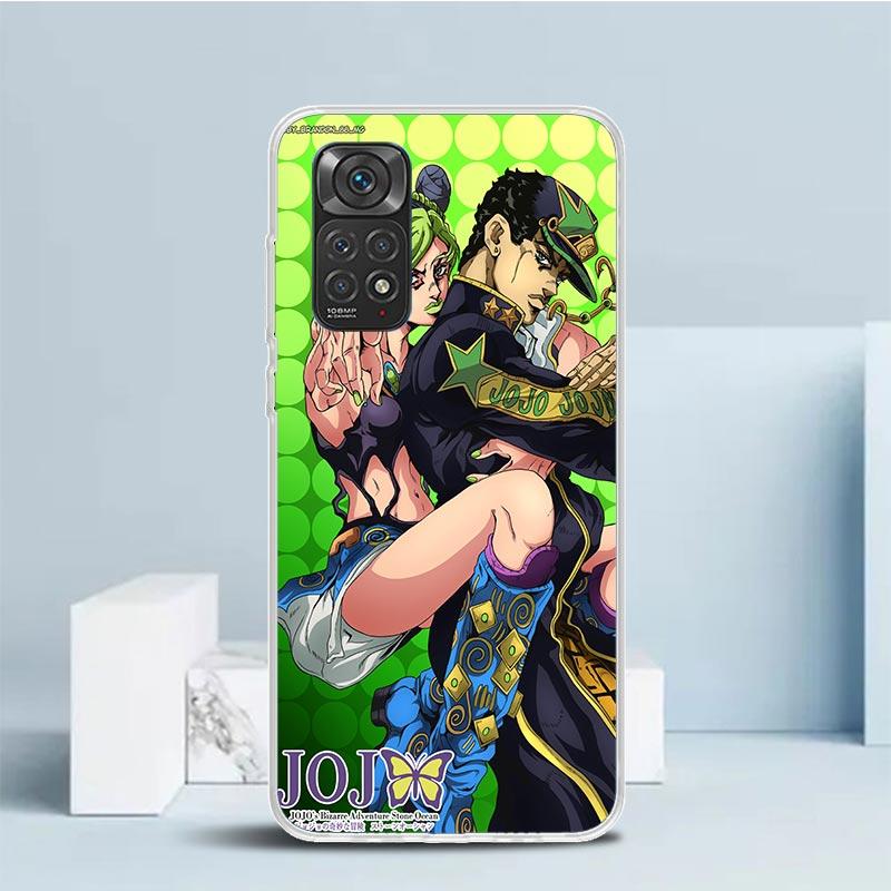 JoJo Bizarre Adventure Jolyne Cujoh Phone Case For Xiaomi Redmi Note 15 14 14S 13 12S 12 Pro Plus 11S 11 11T 11E 10S 10 + Soft T