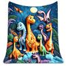 Halloween blanket Cartoon printed bear blanket Animation peripheral blanket Sofa blanket