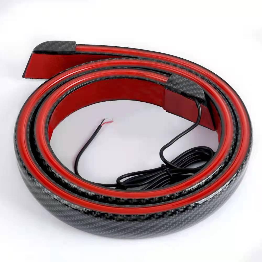 118/100CM LED Car Trunk Tail Brake Lights Flexible Universal Rear Additional Stop Lamp Turn DRL Daytime Running Light Signal Lam