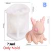 Cute Dinosaur Mousse Mold Pudding Silicone Mold Custard Mold Cake Mold Cartoon Dino Cake Decoration Baking Bakery Tool
