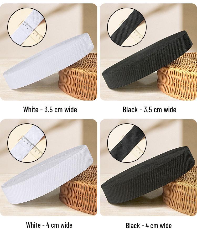 Thickened Elastic Band for Baby Pants - Black Stretchable Infant Band