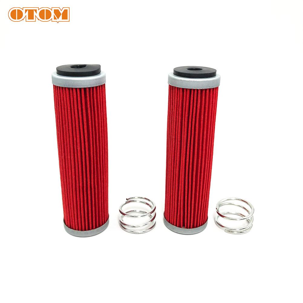 

OTOM Motorcycle Accessories Oil Filter Fuel Filters For ZONGSHEN NC250 NC450 Engine KAYO RX3 Motoland BSE AVANTIS BRZ FXMOTO X3 2 Pcs