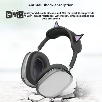 Ear Pad Case Cover Headband Cover 360-Degree Protection Shockproof Easy To Install Headphone Protective Cover for AirPods Max