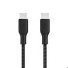 Câble usb-c - belkin - 2 m - recharge rapide - gaine tressée - compatible macbook pro