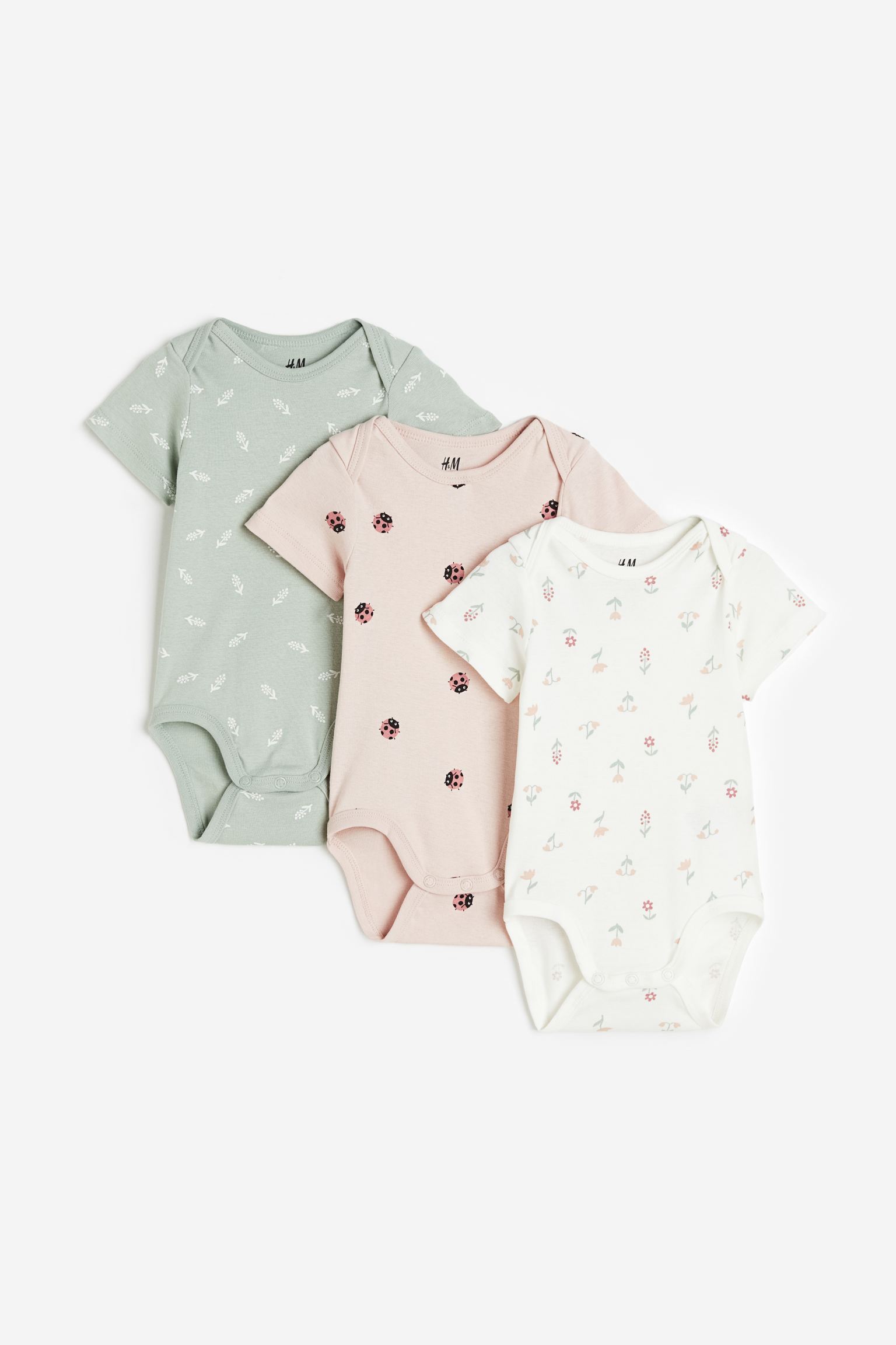 

3-pack cotton bodysuits