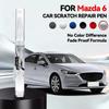 Tool Car Accessories For Mazda 6 2002-2025 GG GH GJ GL Paint Repair Pen Touch Up Scratch Remover DIY Auto Accessories Black W Sqmhc03