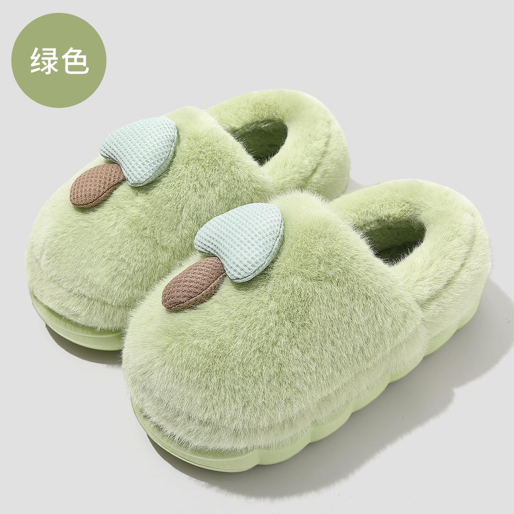 Cotton slippers winter 2025 new warm non-slip indoor home non-slip thick bottom home slippers autumn