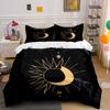 Gold Sun and Moon. Bedding Sets Duvet Cover Sets Duvet Covers Pillowcases(1*Duvet Cover 2*Pillowcases Without Duvet Insert)