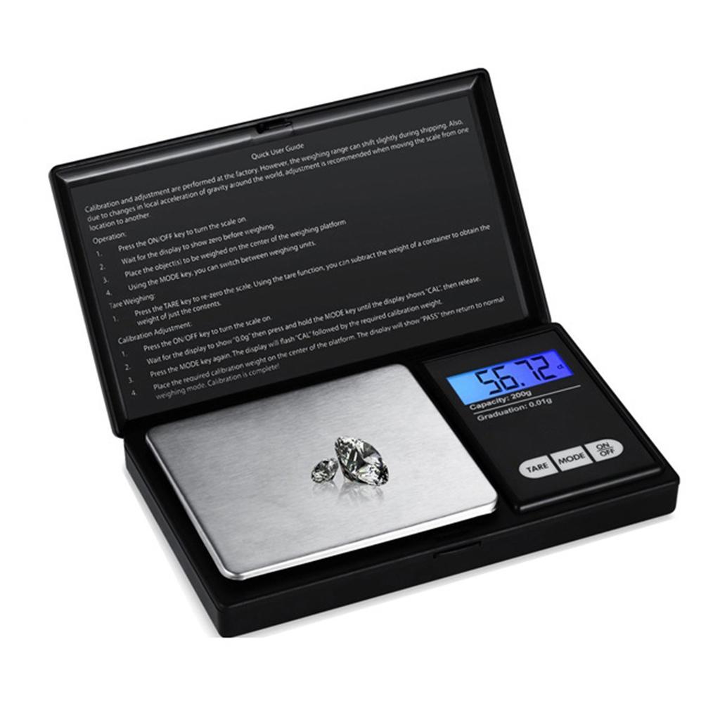 500g Präzisions-Digitalwaage für Goldschmuck 0,1 Gewicht Elektronische Waage