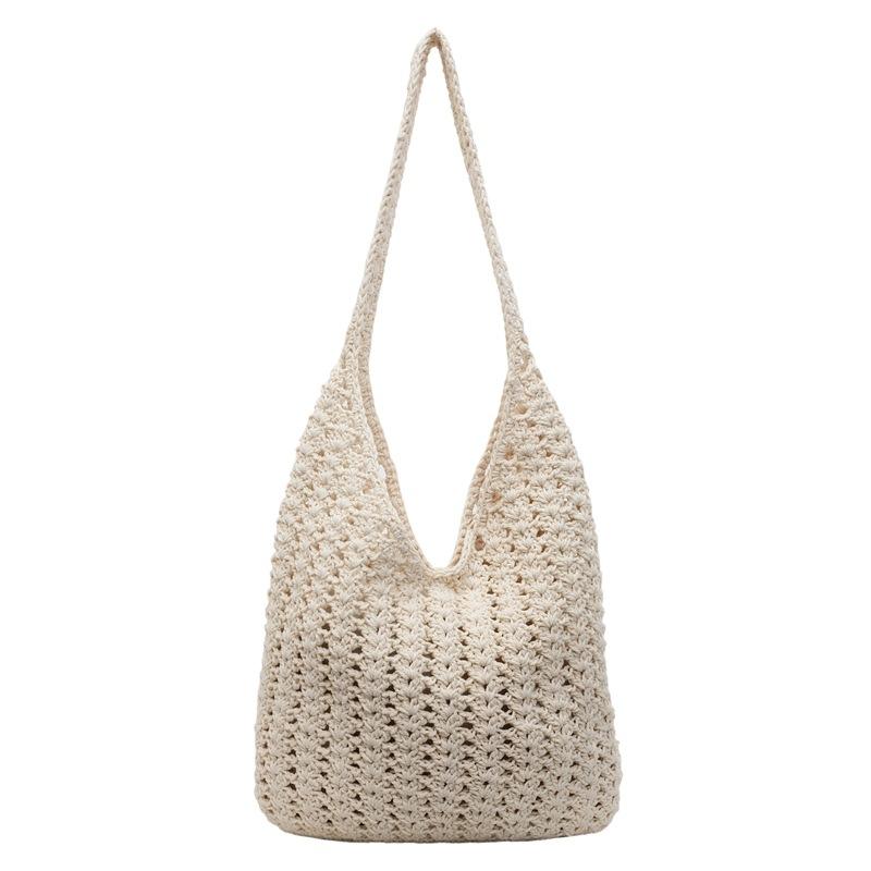 

Leisure and vacation single shoulder oblique span bag summer new women s commuter bag hollow design large capacity armpit bag