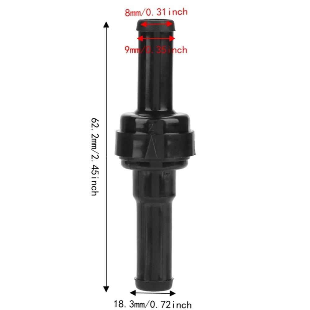 2pcs Spring Loaded Non Return Valves Pagoda Shape Fuel Line Valve One Way Check Valves For Gas Line