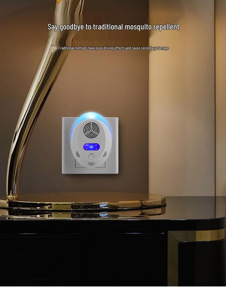 Multi-level Ultrasonic Pest Repeller with Mosquito Repellent Lamp – No Radiation