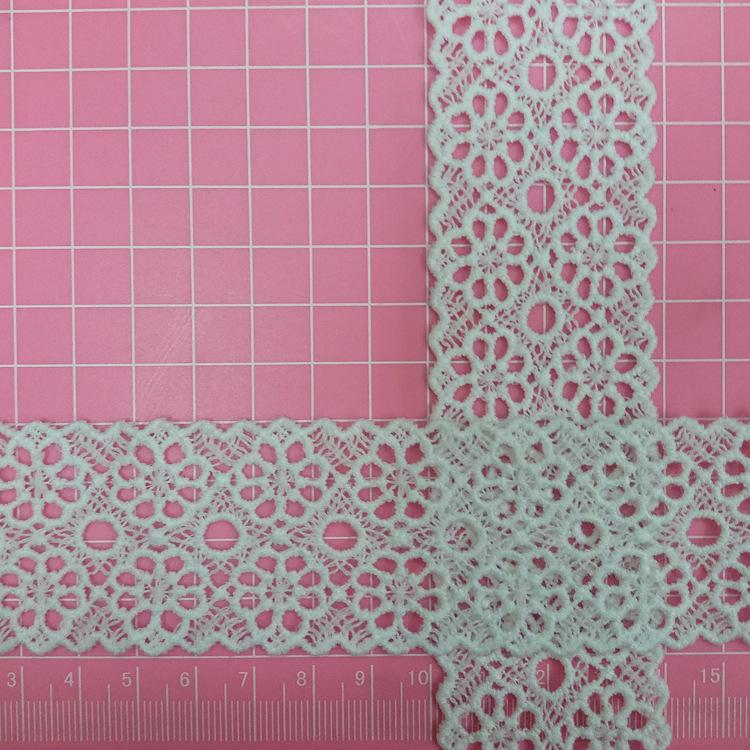 Bilateral Embroidery Barcode Lace, Water-Soluble Milk Silk Lace Can Be Determined, Cuff Women'S Clothing Accessories Lace Accessories