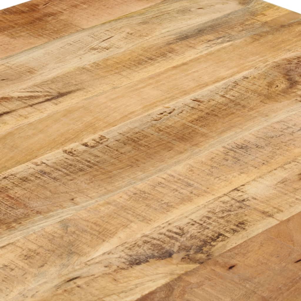 Dining Table Solid Mango Wood 82 X 80 X 76 Cm