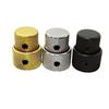 3Pcs Domed/Flat Dual Concentric Stacked Control Knobs Tone Volume Blend Knobs Cover  Electric Guitar