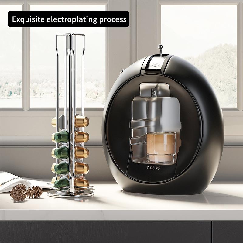 For Nespresso Carousel Holds 40 Capsules, Ninyoon Originalline Pod Storage Beautiful Pod Holder