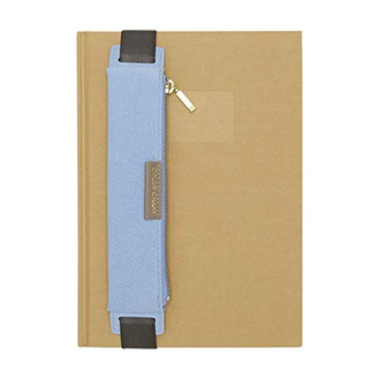Color Chart Band Pencil Case A5 Blue Traveler's (72 Mist)