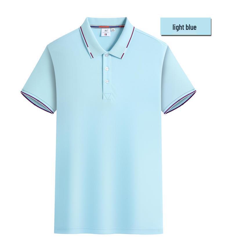 Custom Corporate Logo Polo Shirt - Short Sleeve Workwear for Summer Advertising & Team Outfits