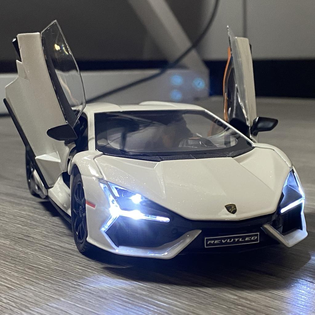 1:24 Lamborghini Revuelto Supersportwagen Legierung Metall Druckguss Modellauto Ornament Dekoration Sammlerstücke Kinderspielzeug Geburtstagsgeschenk