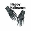 PU Leather Ghost Claw Mittens Short Cosplay Costume Gloves Cool Halloween Gloves  Unisex