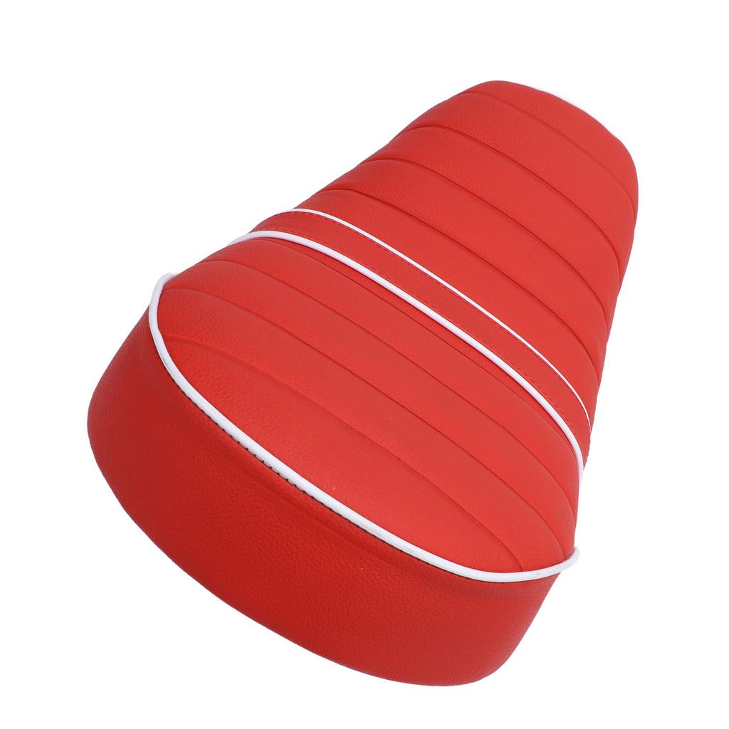 Mini Bike Seat Red Water Resistant Faux Leather with Fixed Bracket for Z50 Z50J Z50R Z50M Z50Z