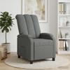 Recliner Chair Dark Grey Fabric