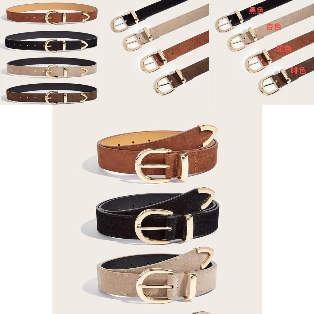 Style Ladies Belt In Pu Leather With Alloy Buckle For Daily Wear