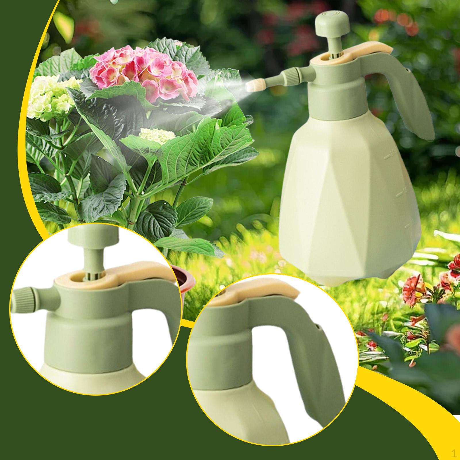 

Садовый насосный опрыскиватель лейка портативный эргономичная ручка ручной распылитель для растений зелёный