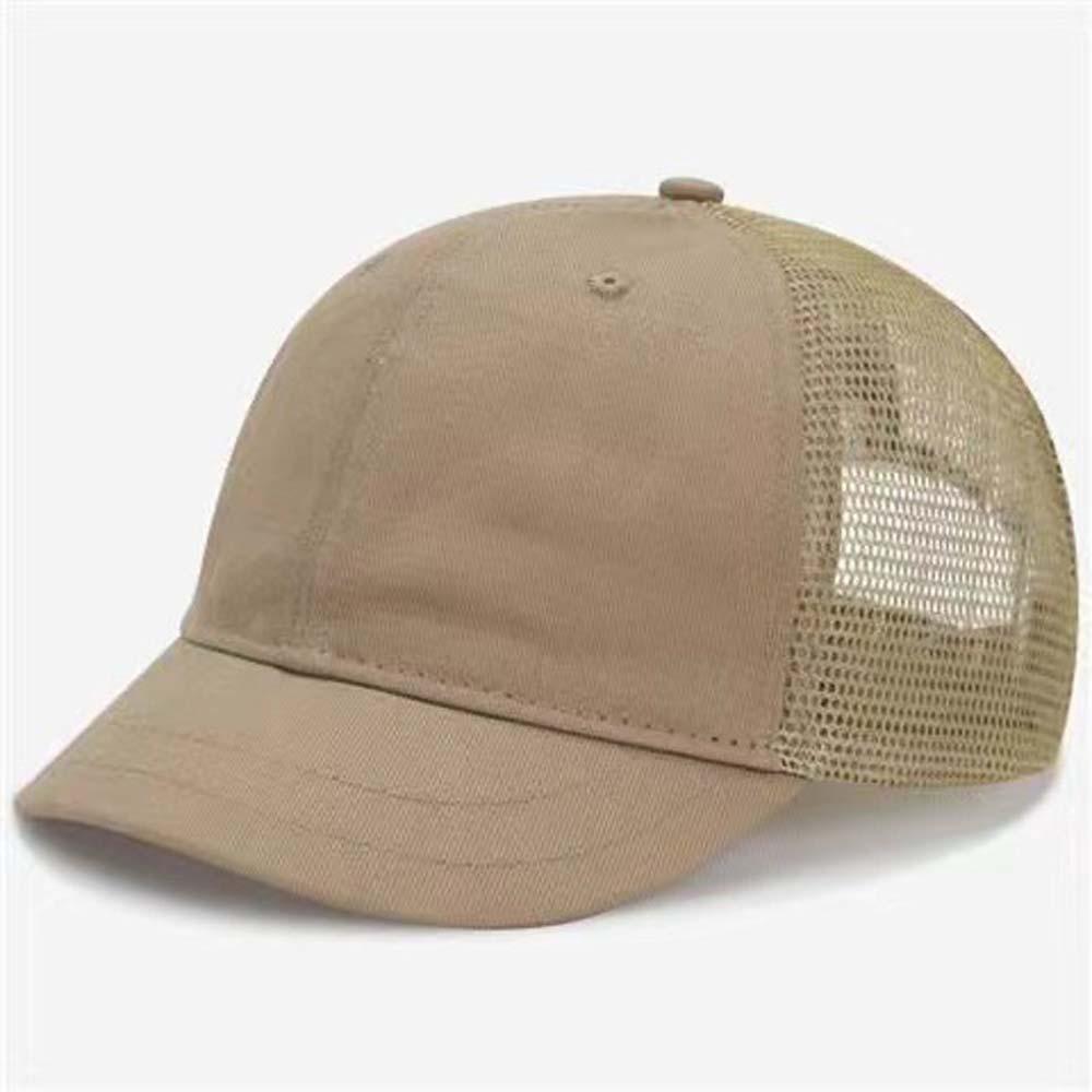 Breathable Mesh Peaked Cap Cotton Unisex Sunscreen Hat Trendy Summer Baseball Cap  Sun Visor