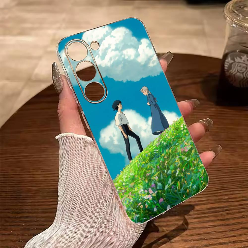 H-M-C-Howl's -Moving- Castle Clear Phone Case for Samsung Galaxy A71, A70, A52, A51, A40, A30