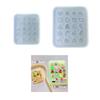 Easy to Use Sturdy Silicone Mould Craft Supplies for Crafting Button Fashion Accessory for Projects Home Decoration