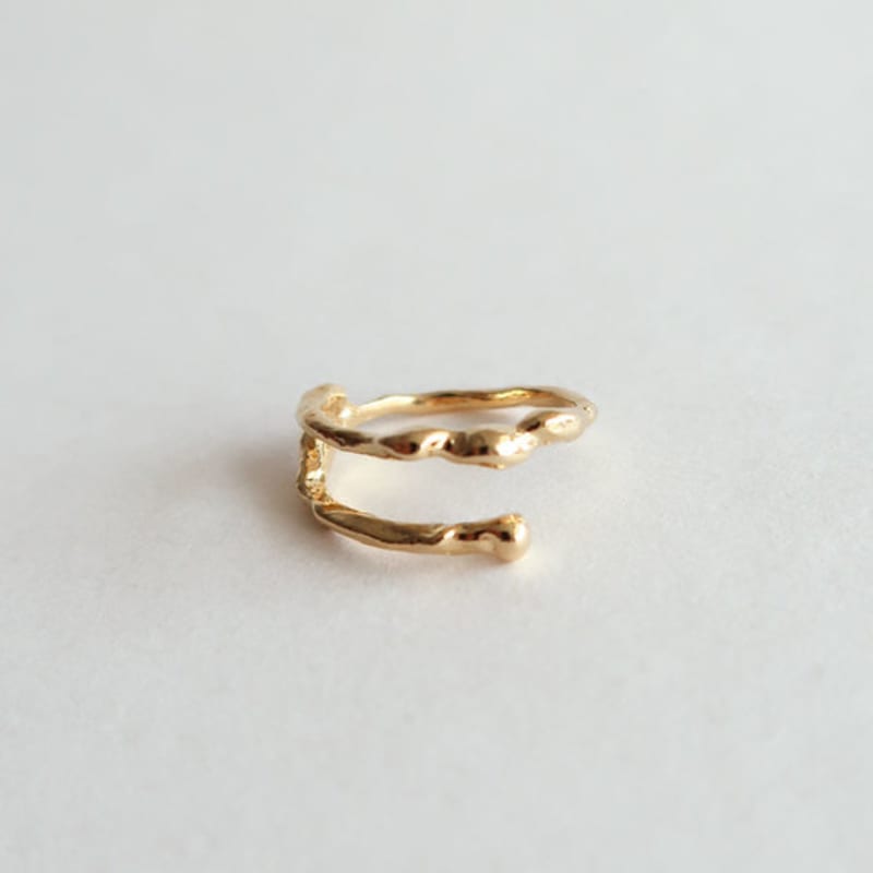 DOL Baby Twig Ring [siler/gold]