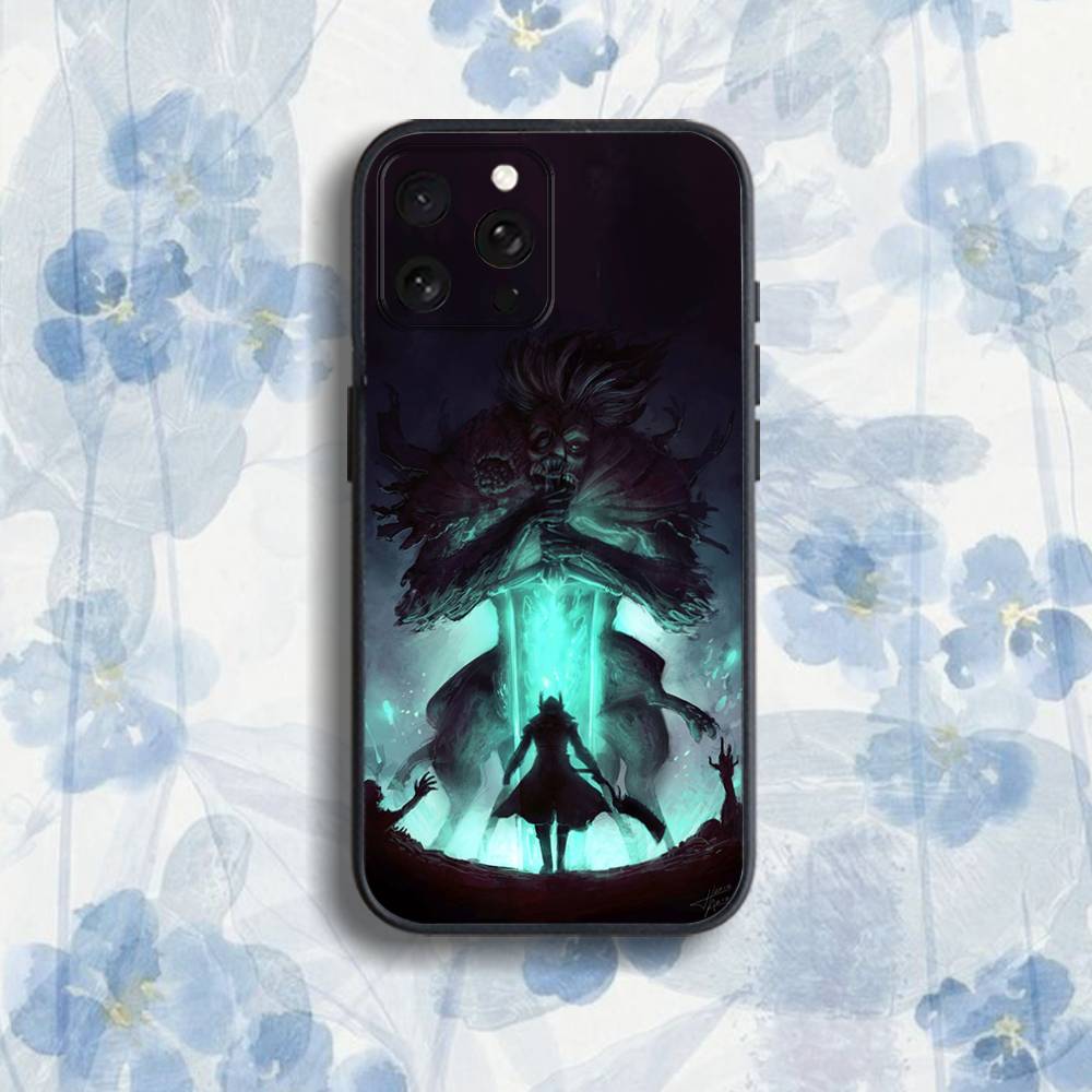 

b-Bloodborne D-Dark Souls Phone Case For iPhone 17,16,15,14,13,12,Pro,Max,Plus,E,SE4,Air,Mini Black Soft Box iPhone17