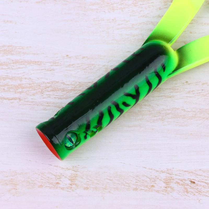 2Pcs/Set 175Mm 36.7G Twin Tail Trailer Silicone Soft Fishing Lure Trailer Worm Bait Soft Lure For Perch Zander Pike Fish