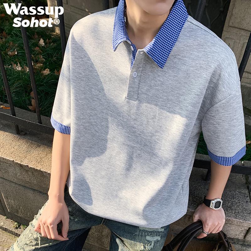 Летняя мужская футболка с коротким рукавом Wassup Sohot 2XL