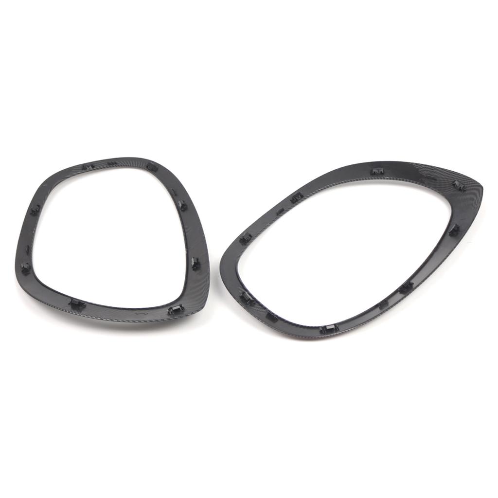 Headlight Trim, 2PC Left and Right Headlight Frame Bezel Surround Cover Replacement for BMW Mini F60 F61 2017-2025, 51137388117,