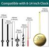 Accurate Timekeeping Pendulum Clock Motor Pendulum Clock Movement With Multiple Hands,for Customs Wall Clock Accessories
