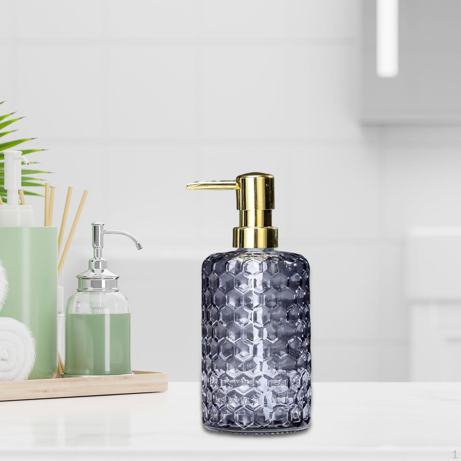 

Стеклянный дозатор для мыла, гель для душа, 500 мл, прочный многоцелевой флакон для лосьона