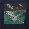 Champion 80s TUFF-ONES USA Made Old 1986 BLACKBIRD F-16 Short Sleeve T-shirt Men's Used