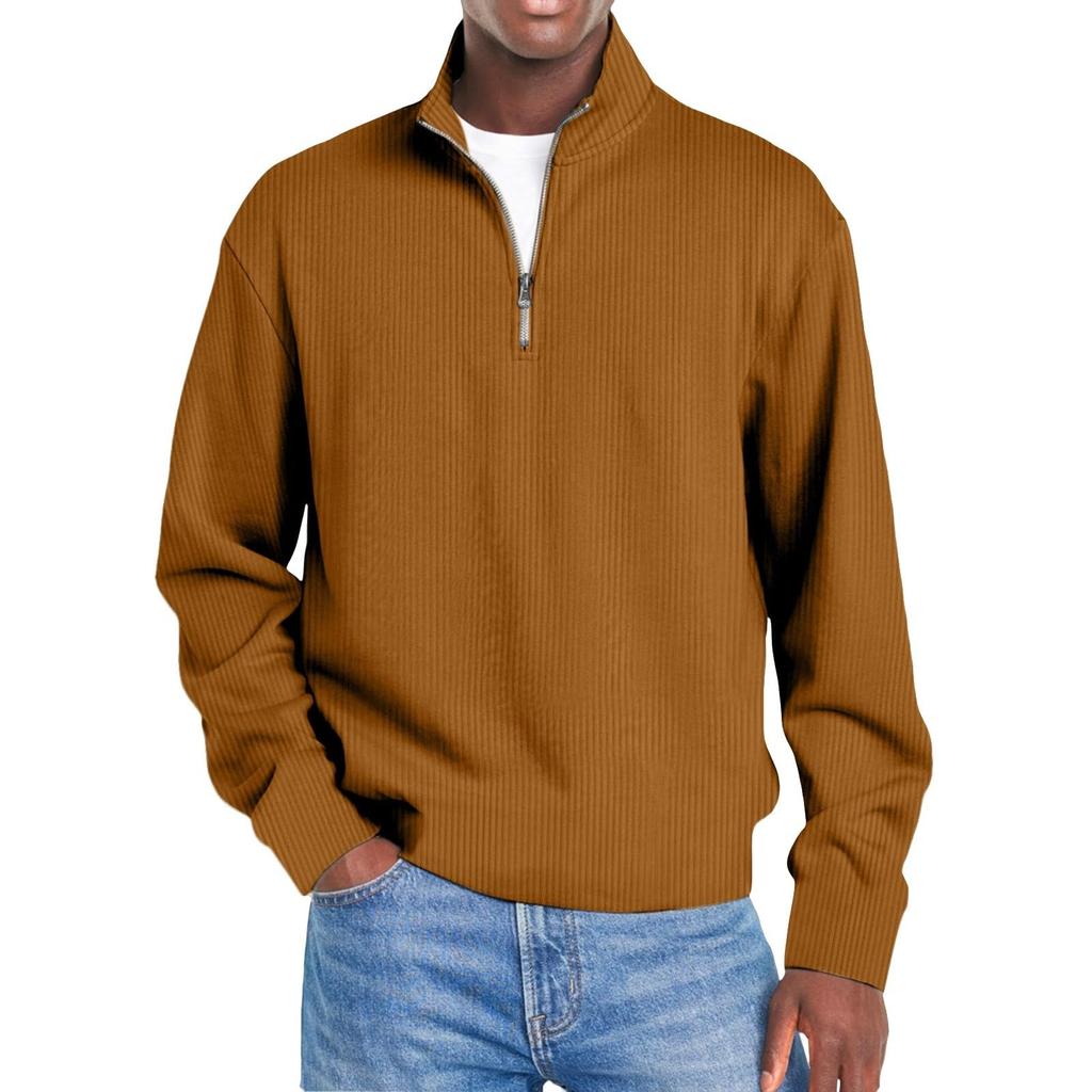 Men's Casual Pullover Lightweight Neck Sweatshirt Long Sleeve Shirts