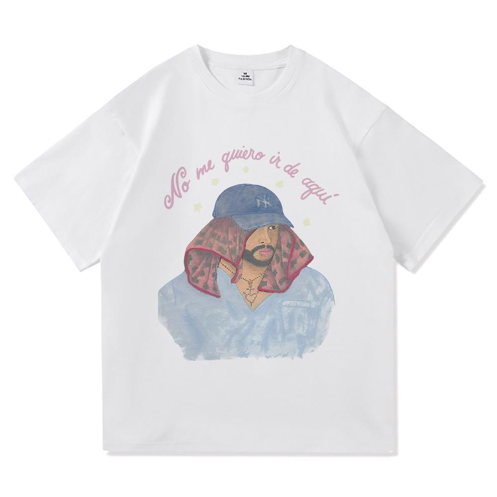 DTMF Residencia Tour TShirt Bad Bunny 20252026 Menwomen Clothing Harajuku High Quality Tops for Lover Gifts Cotton TShirts
