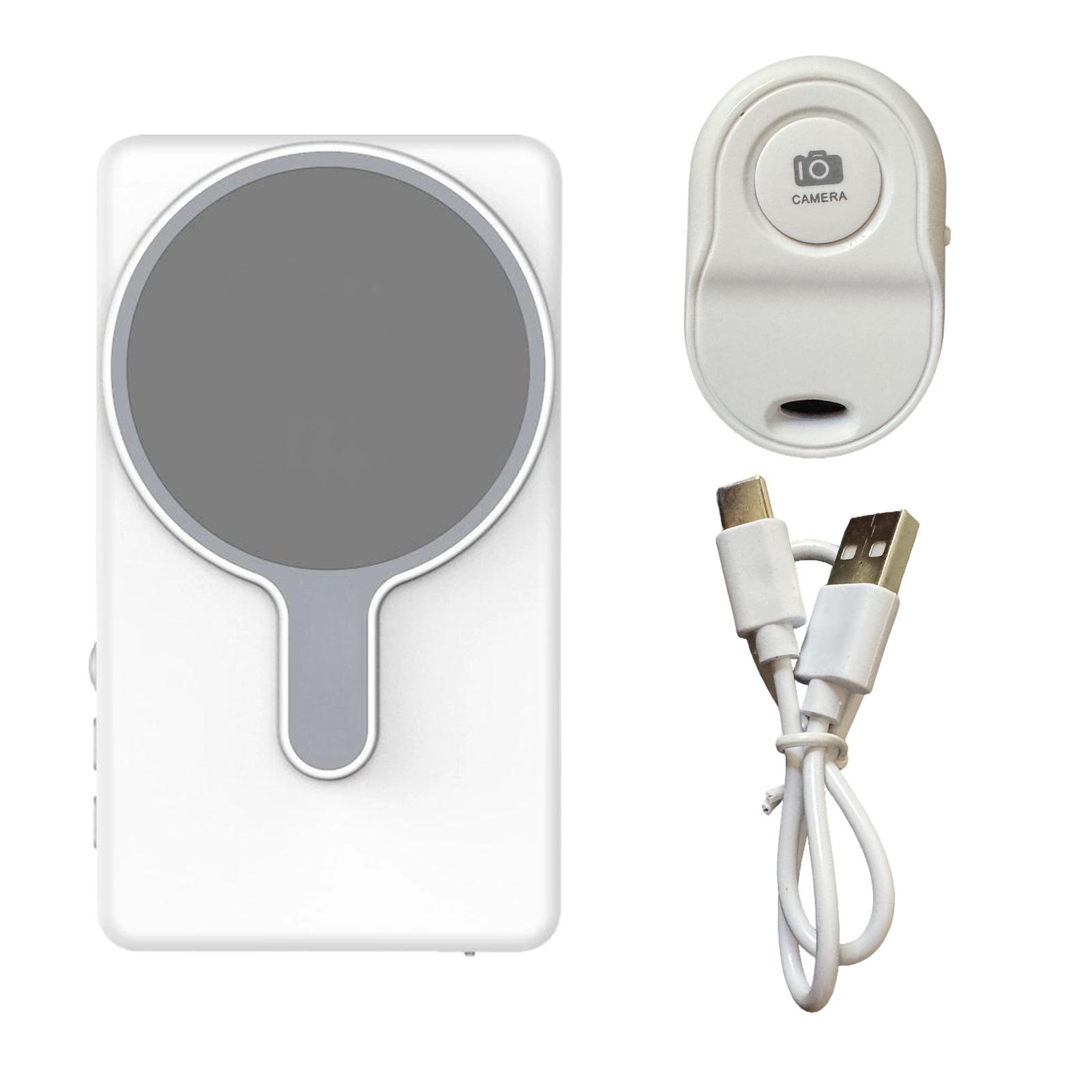 

Магнитный экран-монитор для селфи на телефон, задний экран для селфи, устройство для смартфона, задняя камера, селфи, влог, прямая трансляция белый